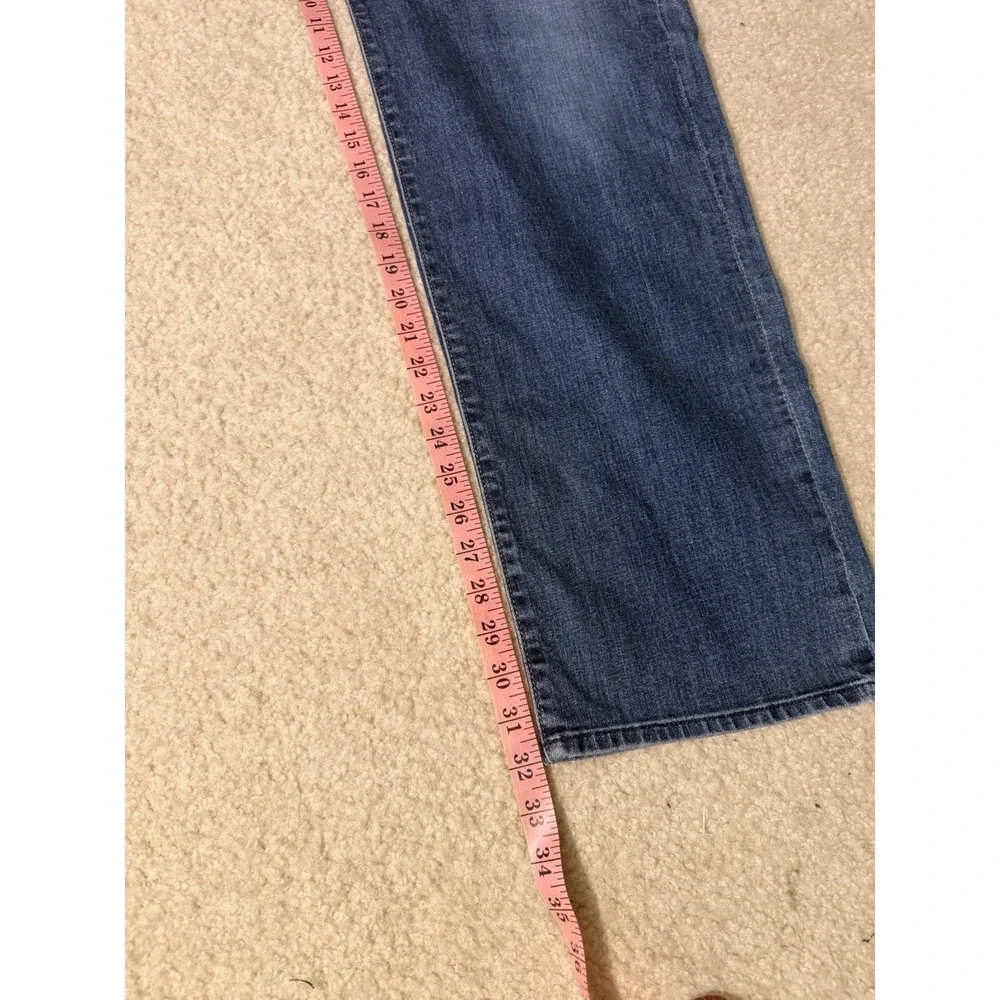 7 For All Mankind Austyn Jeans Mens 38x32 Straight Leg Medium Wash Stretch Denim
